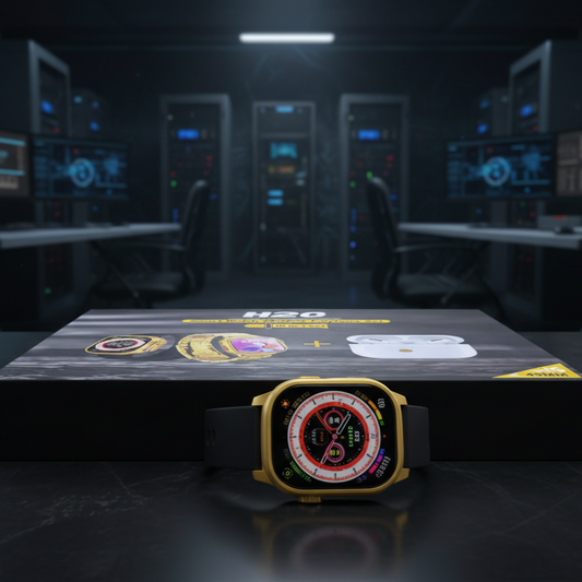 H20 Smart Watch 10-in-1 – 1 Earbud + 7 Straps + 1 Cover