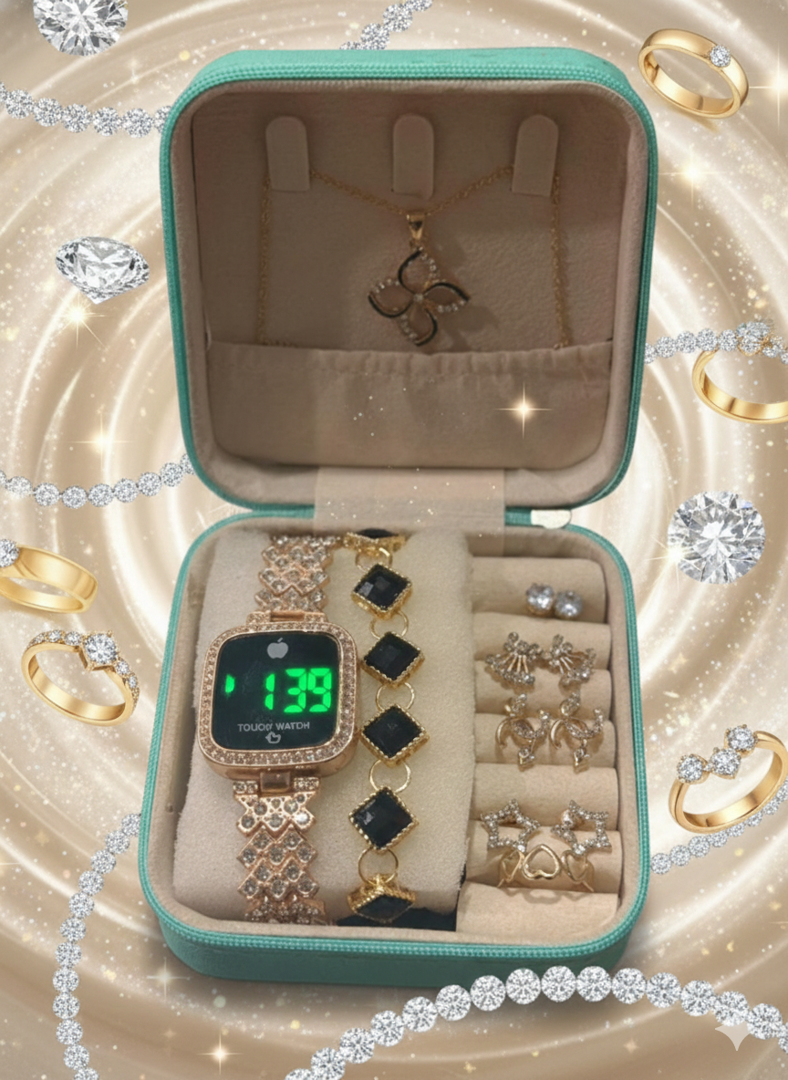Watch & Jewelry Set for Her