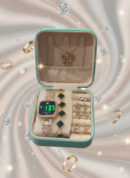 Watch & Jewelry Set for Her