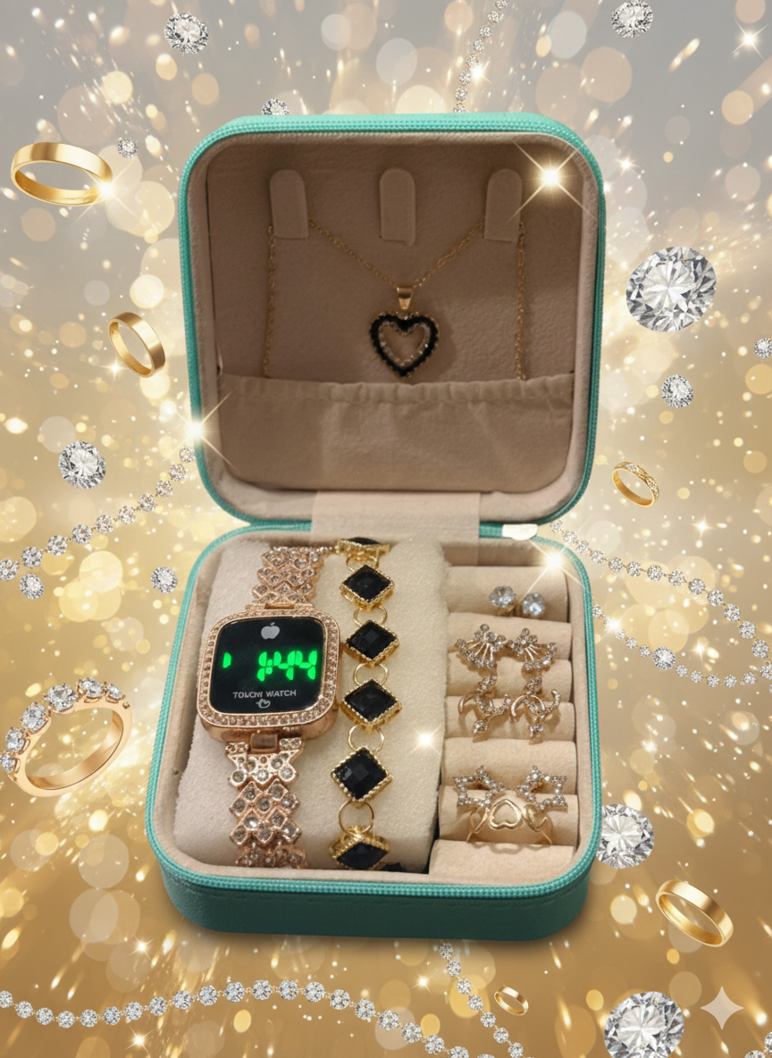 Watch & Jewelry Set for Her